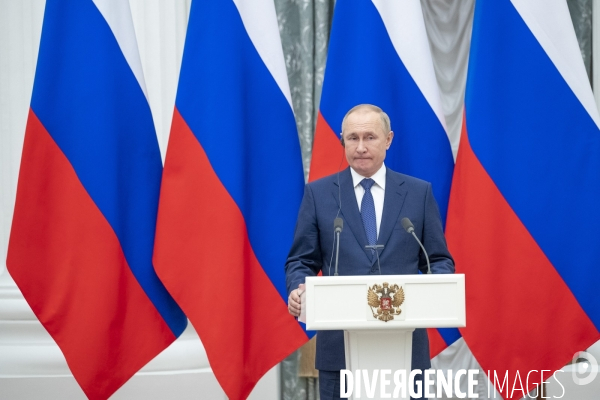 Rencontre Macron - Poutine à Moscou le 7 février 2022