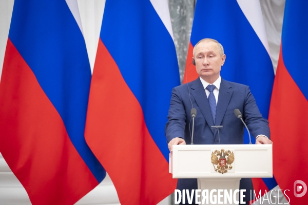 Rencontre Macron - Poutine à Moscou le 7 février 2022