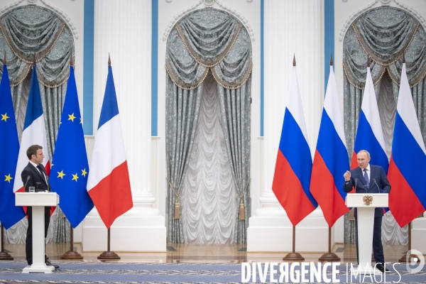 Rencontre Macron - Poutine à Moscou le 7 février 2022