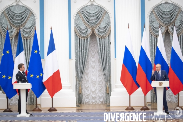 Rencontre Macron - Poutine à Moscou le 7 février 2022