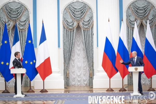 Rencontre Macron - Poutine à Moscou le 7 février 2022