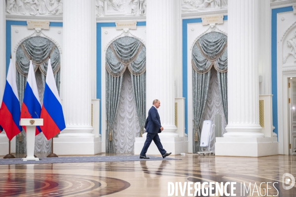 Rencontre Macron - Poutine à Moscou le 7 février 2022