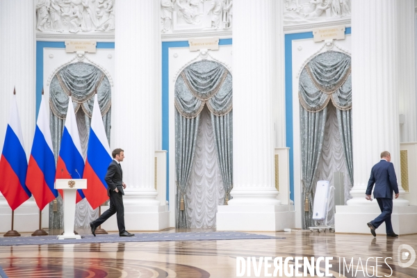 Rencontre Macron - Poutine à Moscou le 7 février 2022