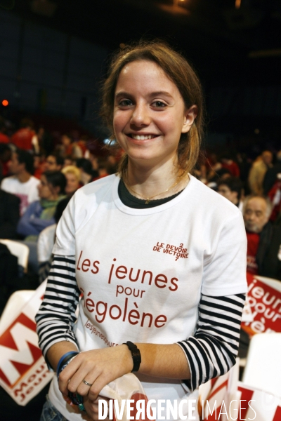 Meeting de segolene royal a paris