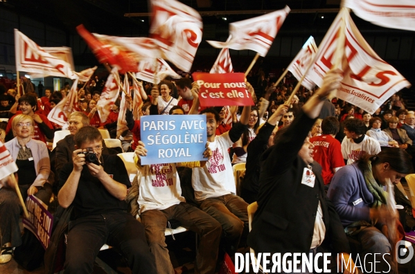 Meeting de segolene royal a paris