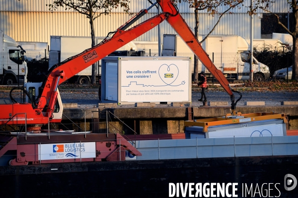 Le port de Gennevilliers