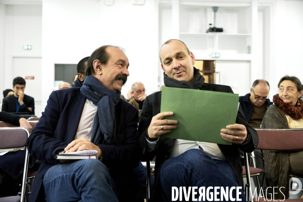 Philippe Martinez et Laurent Berger