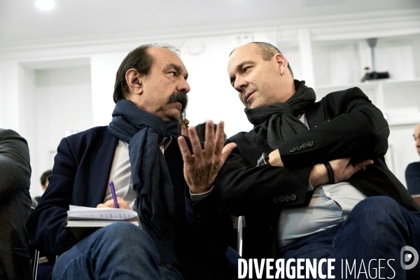 Philippe Martinez et Laurent Berger