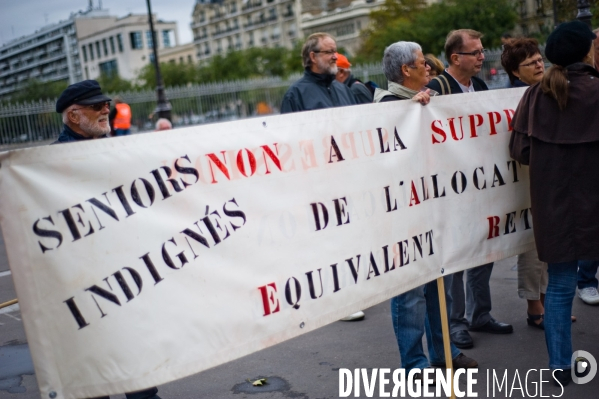 Manifestation nationale des retraités, Paris