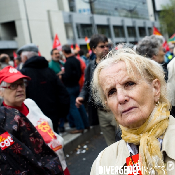 Manifestation nationale des retraités, Paris