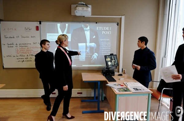 Jeunes en formation au lycée Hôtelier Guillaume Tirel