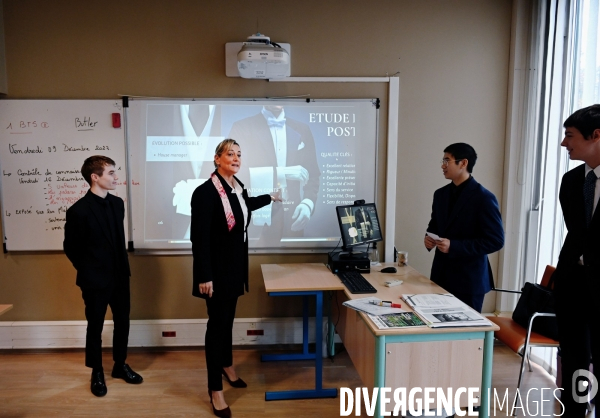 Jeunes en formation au lycée Hôtelier Guillaume Tirel