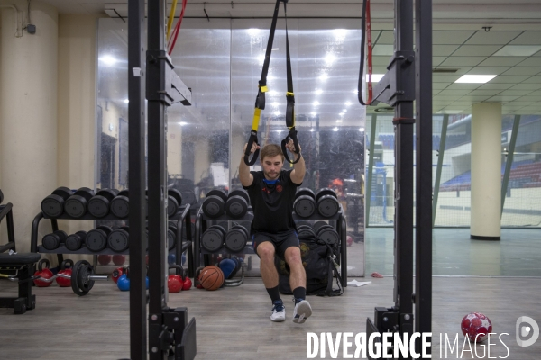 Luc Steins en entrainement à Paris