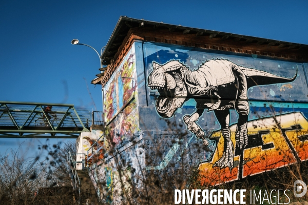 Illustration tourisme, architecture et street art en Seine Saint Denis