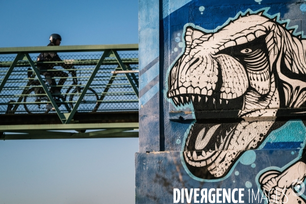 Illustration tourisme, architecture et street art en Seine Saint Denis