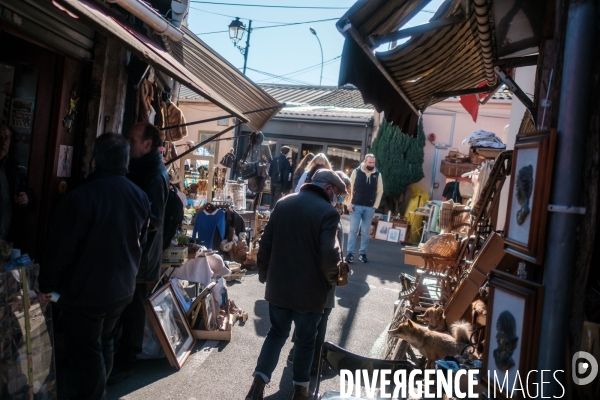 Marche aux puces a Saint-Ouen