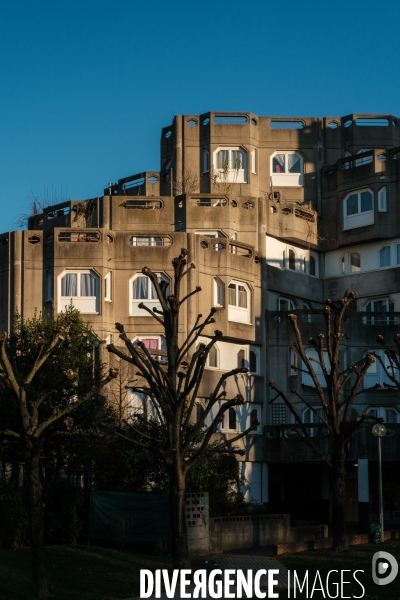 Ensemble architectural La Maladrerie a Aubervilliers