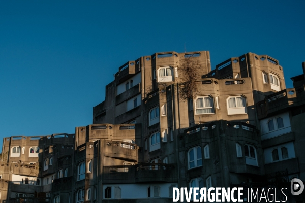 Ensemble architectural La Maladrerie a Aubervilliers