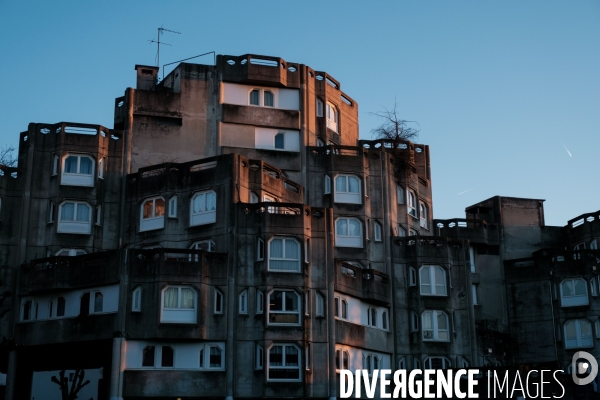 Ensemble architectural La Maladrerie a Aubervilliers