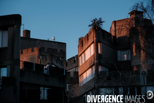 Ensemble architectural La Maladrerie a Aubervilliers