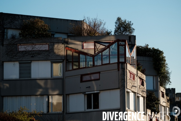 Ensemble architectural La Maladrerie a Aubervilliers