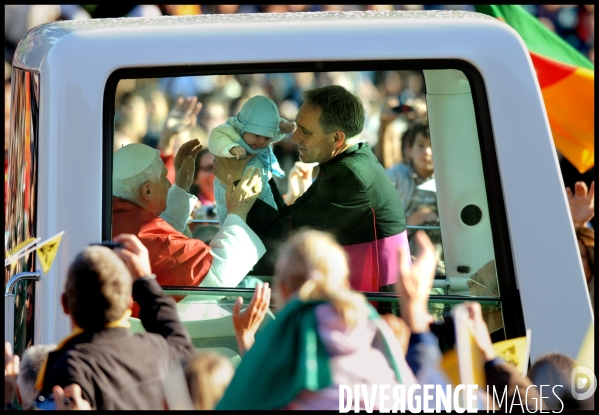 Le Pape Benoit XVI à Lourdes