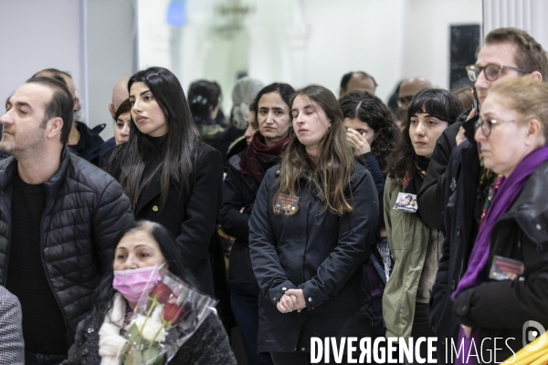 Hommage aux victimes kurdes de l attaque de la rue d Enghien