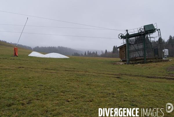 Absence de neige dans le Jura