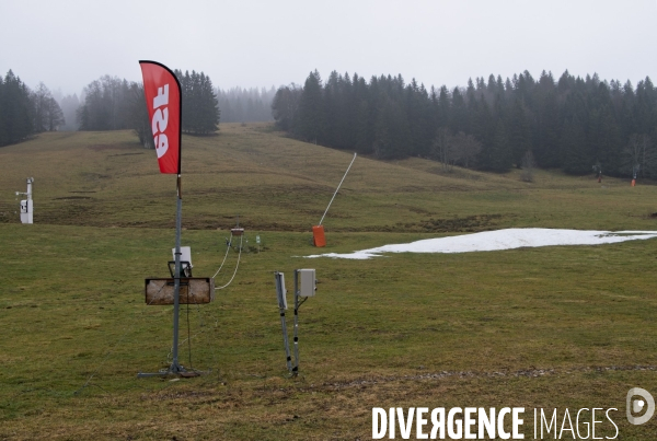 Absence de neige dans le Jura