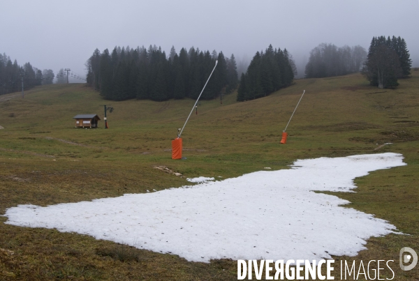 Absence de neige dans le Jura