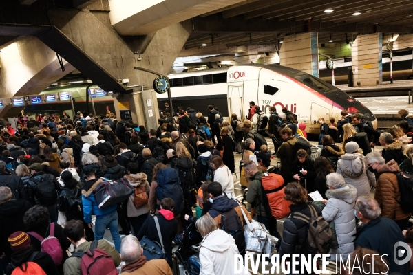 Sncf - la greve de noel