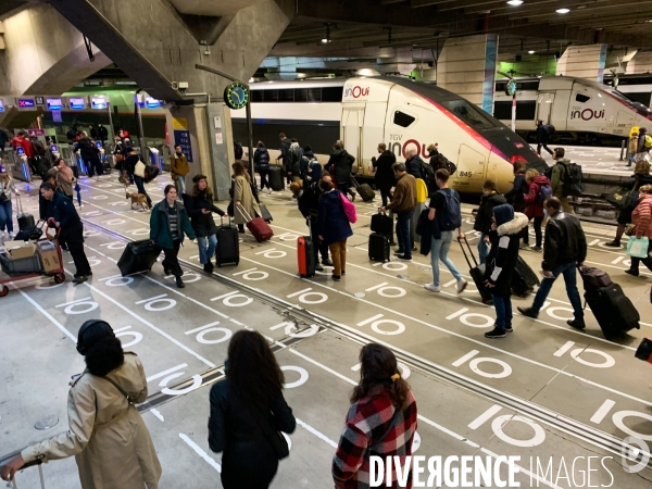 Sncf - la greve de noel