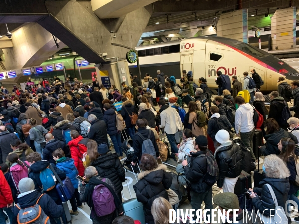 Sncf - la greve de noel