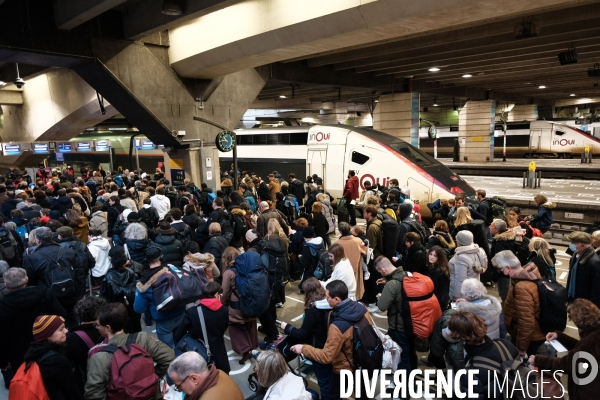 Sncf - la greve de noel