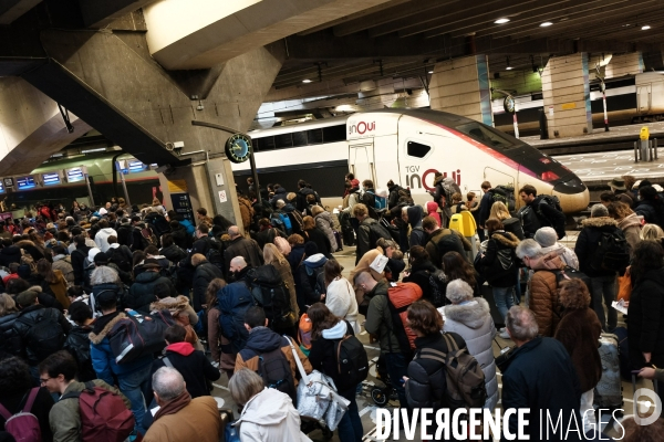 Sncf - la greve de noel