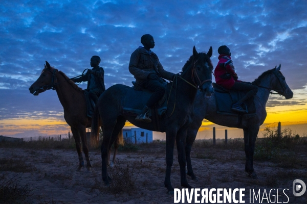 Yamar et les enfants Jockeys du Senegal