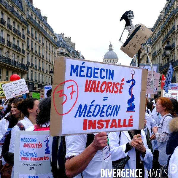 Manifestation nationale des médecins generalistes