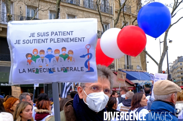 Manifestation nationale des médecins generalistes