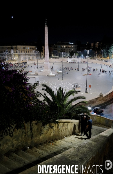 Rome / La Place du Peuple