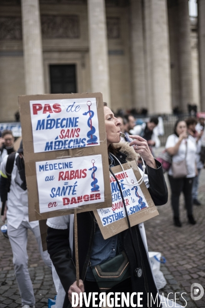 Manifestation des médecins libéraux