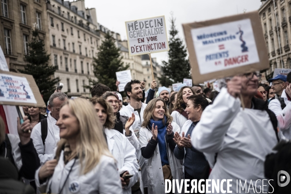 Manifestation des médecins libéraux