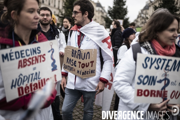 Manifestation des médecins libéraux