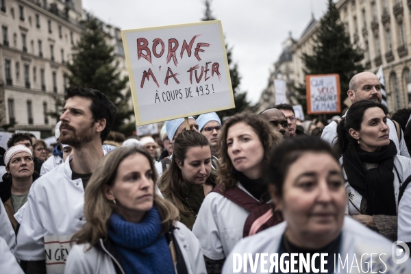 Manifestation des médecins libéraux