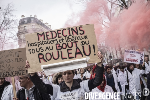 Manifestation des médecins libéraux