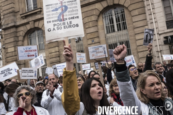 Manifestation des médecins libéraux
