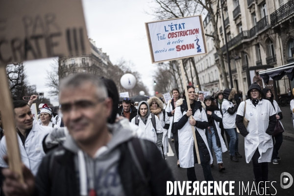 Manifestation des médecins libéraux