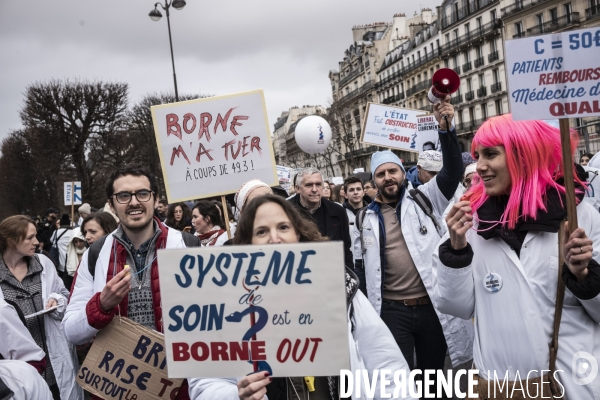 Manifestation des médecins libéraux