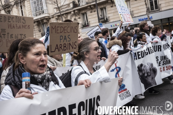 Manifestation des médecins libéraux