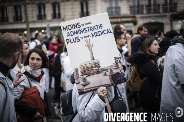 Manifestation des médecins libéraux