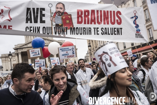 Manifestation des médecins libéraux